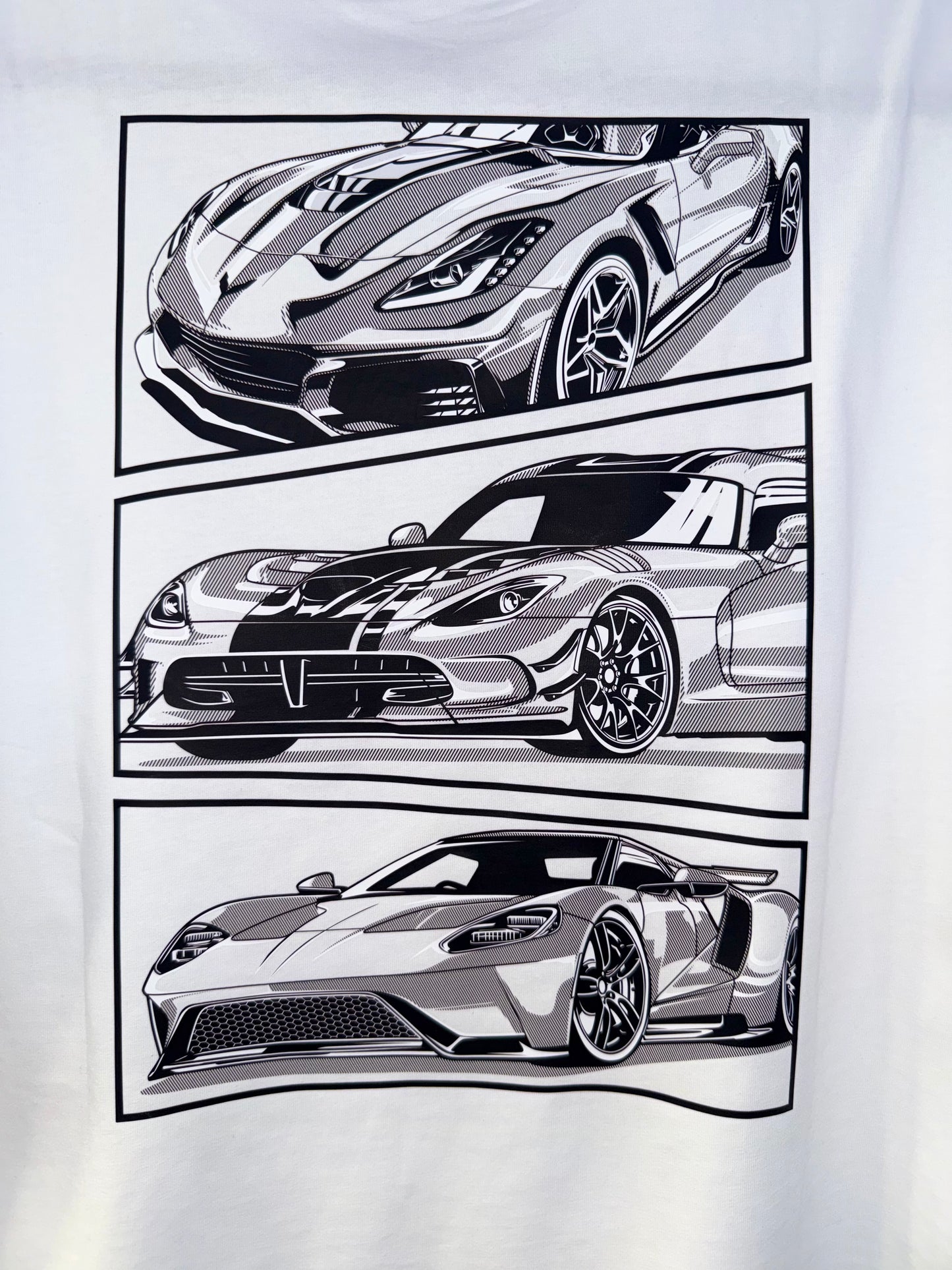 Turbo Nami Graphic White Tee