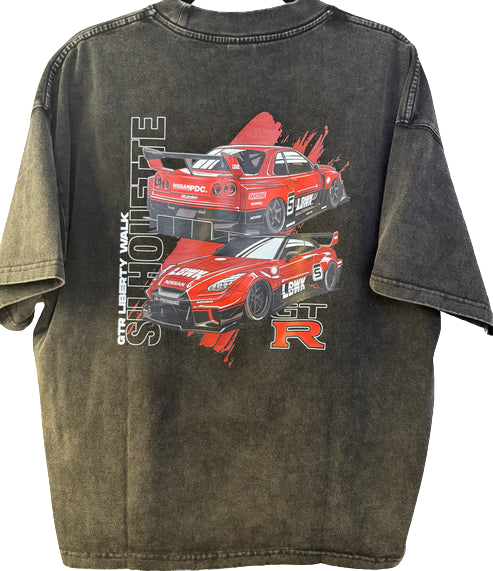 Turbo Nami Graphic Tee Red GTR