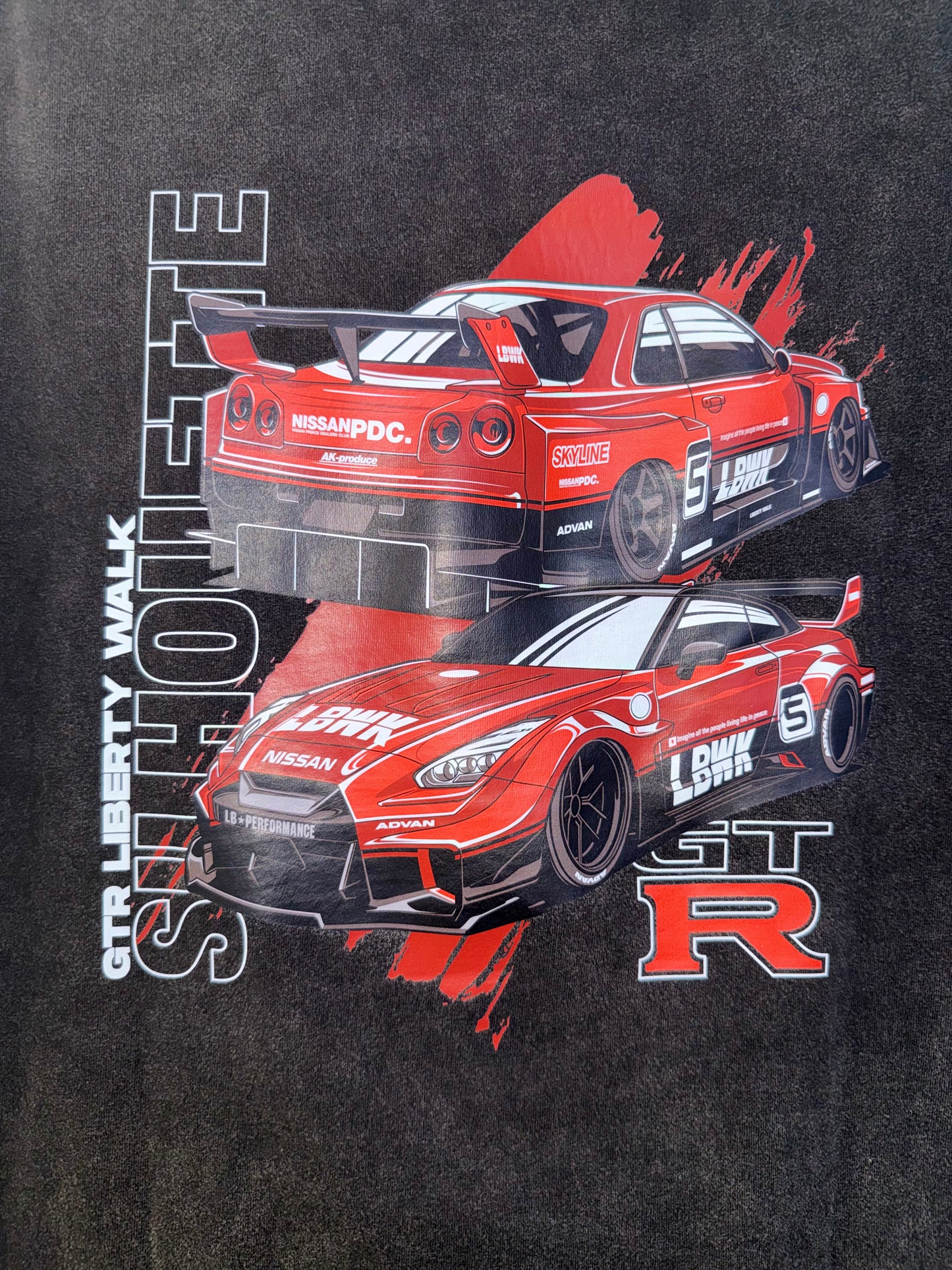 Turbo Nami Graphic Tee Red GTR