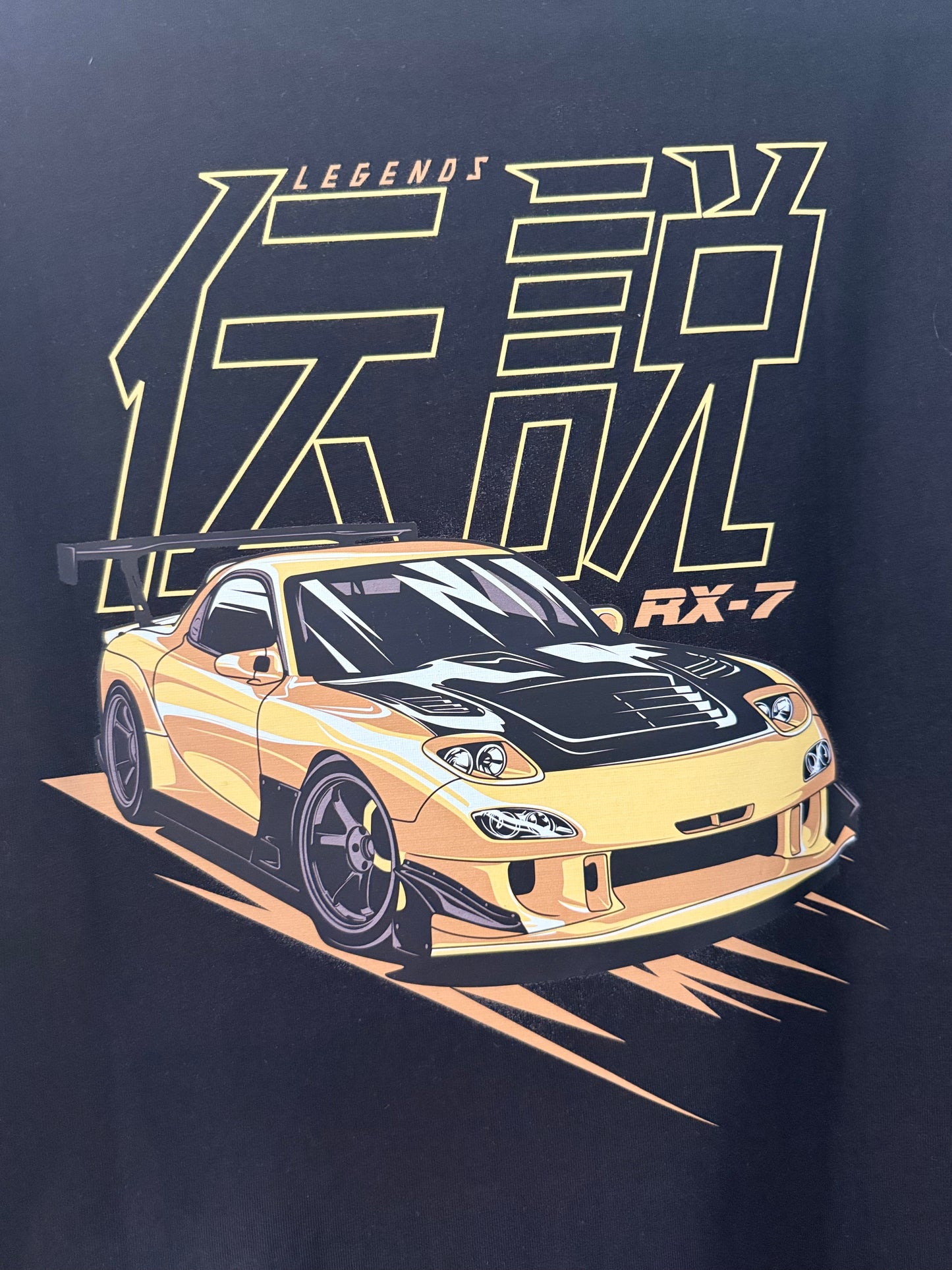 Turbo Nami Graphic Tee Yellow RX-7